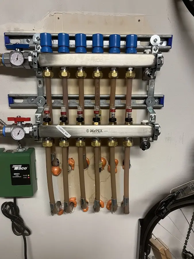 Plumber performing Leak Detection at a residential property in Paoli